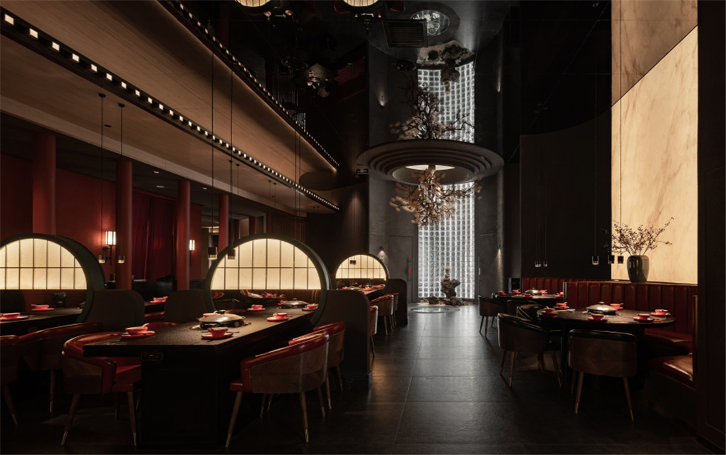 900平中式餐厅设计装修